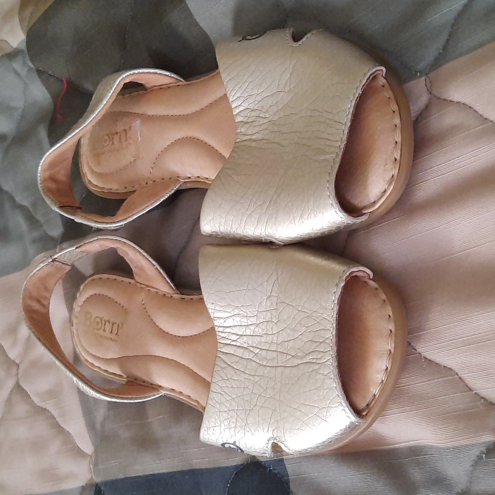 Born® Trang Leather Slingback Sandal